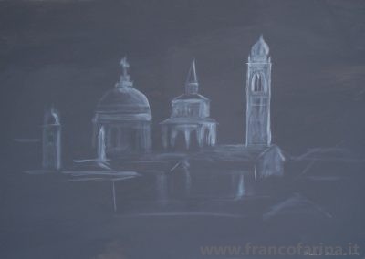 Bergamo alta in grigio