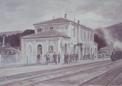 Olgiate Molgora vecchia. La stazione