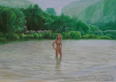Ritratto di C. a Cala Luna in Sardegna