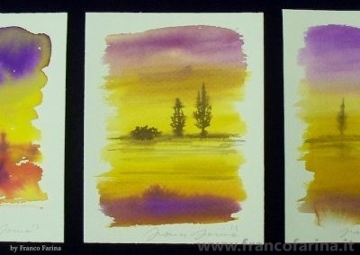 Trittico “Atmosfere serali”