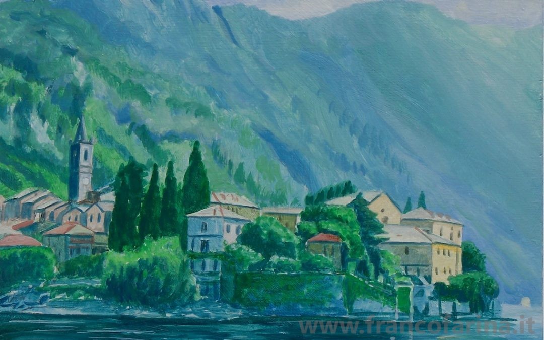 Varenna vista dal Lago. (Lago di Como)