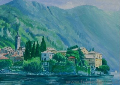 Varenna vista dal Lago. (Lago di Como)